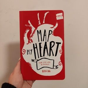 Map my heart new doodle book by Dom&ink